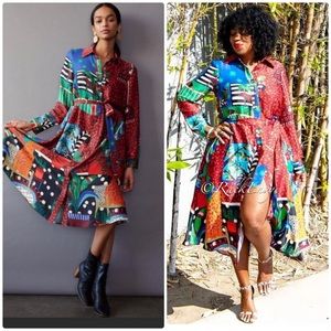 NWT ANTHROPOLOGIE FARM RÍO GEORGIA SHIRTDRESS